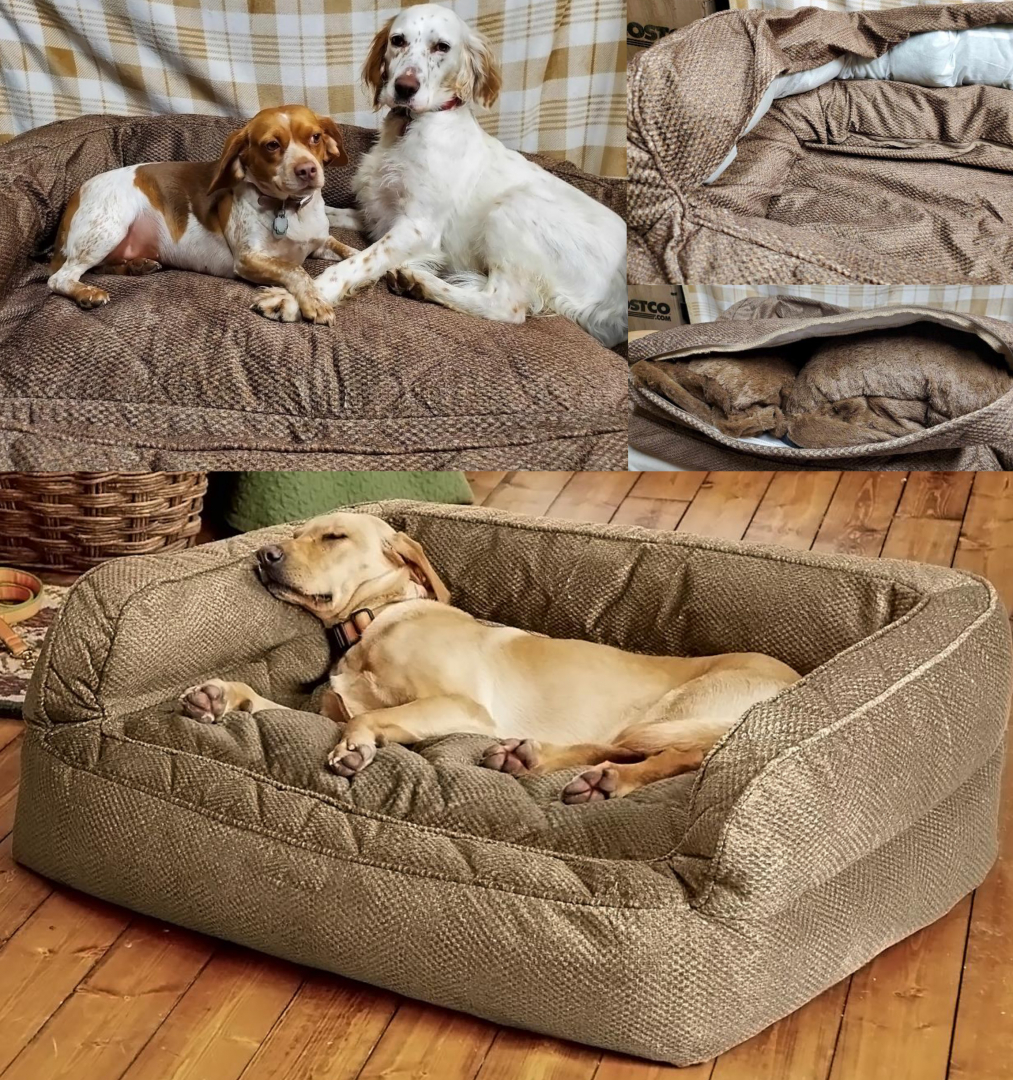 Orvis Tweed Bolster Dog Bed