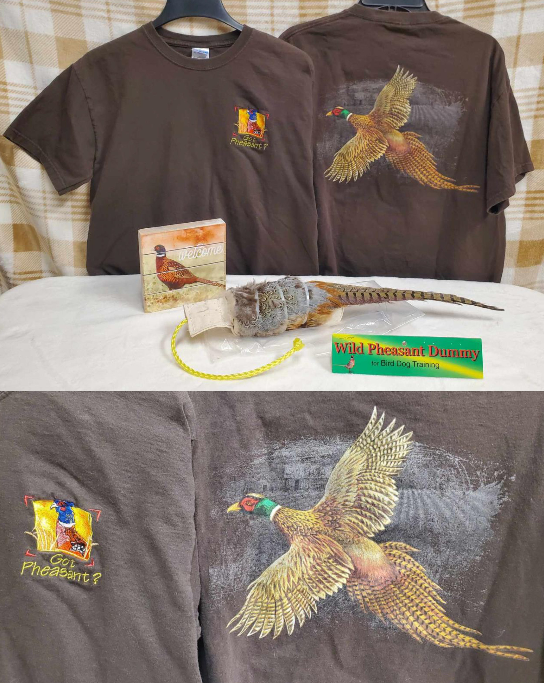 Pheasant T, Welcome sign and Training Dummy